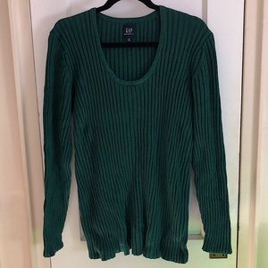 Gap Maternity Rib Sweater, June Bug Green, XL